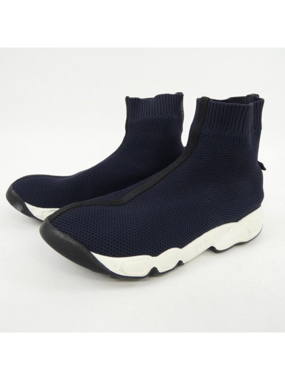 Christian Dior Fusion Size 37 Navy Sneakers - Picture 3 of 6